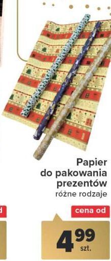 Carrefour Papier do pakowania prezentów oferta