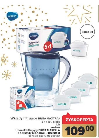 Carrefour Wkład filtrujący pure performance (niebieski) brita maxtra+ oferta