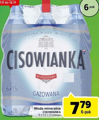 Carrefour Express Woda gazowana cisowianka oferta