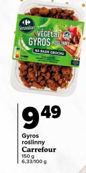 Carrefour Gyros roślinny carrefour sensation oferta