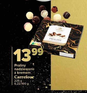 Carrefour Praliny nadziewane kremem karmel-orzech-mleczny-kakao carrefour extra oferta