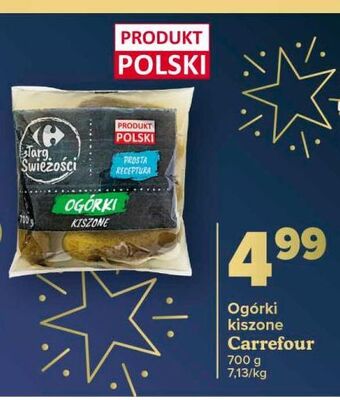 Carrefour Ogorki kiszone carrefour targ świeżości oferta