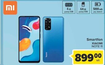 Carrefour Smartfon redmi note 11 4/64 gb xiaomi oferta