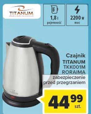 Carrefour Czajnik tkk001m titanum oferta