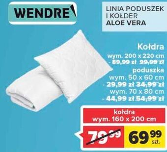 Carrefour Kołdra aloe vera 220 x 200 cm wendre oferta