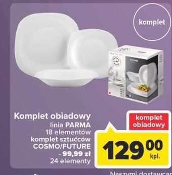 Carrefour Komplet obiadowy parma bormioli rocco oferta