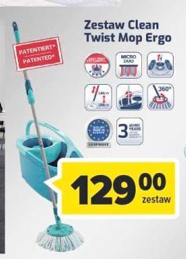 Carrefour Mop clean twist ergo leifheit oferta