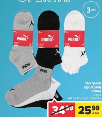 Carrefour Skarpety sportowe Puma 3-pak oferta