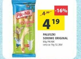 Arhelan PIK - NIK paluszki serowe original 80 g oferta