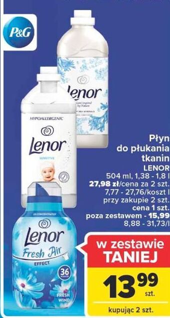 Carrefour Płyn do płukania fresh wind lenor fresh air effect oferta