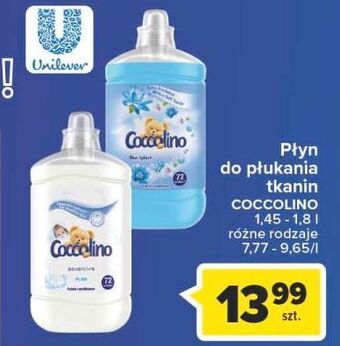 Carrefour Płyn do płukania sensitive coccolino oferta