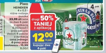Carrefour Piwo heineken silver oferta