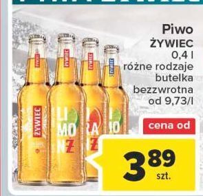 Carrefour Piwo żywiec jasne lekkie limonż oferta