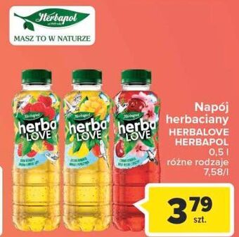 Carrefour Napój czarna herbata-wiśnia-skrzyp herbapol herbalove oferta