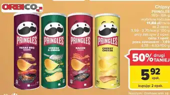 Carrefour Chipsy cheese & onion pringles oferta