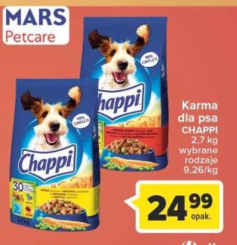 Carrefour Karma dla psa wołowina chappi oferta