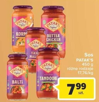 Carrefour Sos tikka masala patak's oferta