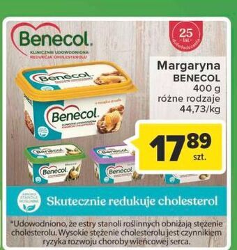 Margaryna bez laktozy benecol classic