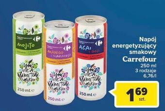 Carrefour Napój energetyzujący mojito carrefour oferta