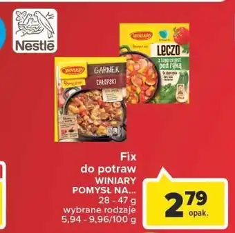 Carrefour Leczo z tego co jest pod ręką winiary pomysł na ... oferta