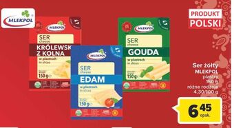 Carrefour Ser królewski z kolna - plastry mlekpol oferta