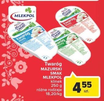Carrefour Twaróg chudy mazurski smak oferta