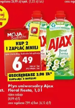 Biedronka Płyn do mycia konwalie ajax floral fiesta oferta