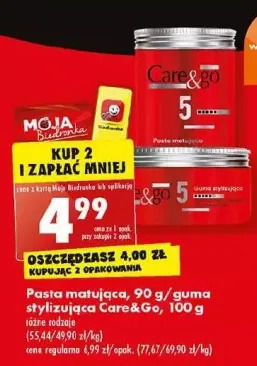 Biedronka Guma do włosów care&go oferta