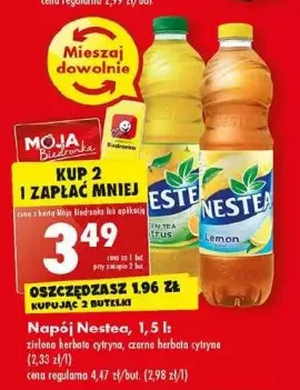 Biedronka Herbata mrożona lemon nestea oferta
