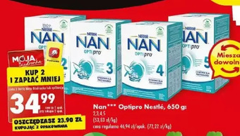 Biedronka Mleko 3 nestle nan optipro oferta