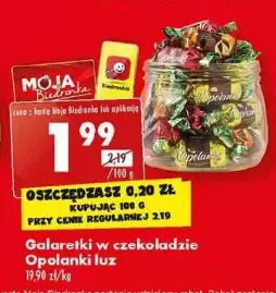 Biedronka Galaretki w czekoladzie odra opolanki oferta