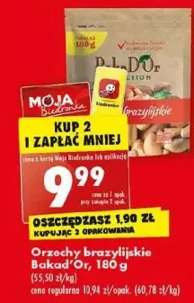 Biedronka Orzechy brazylijskie bakad'or oferta