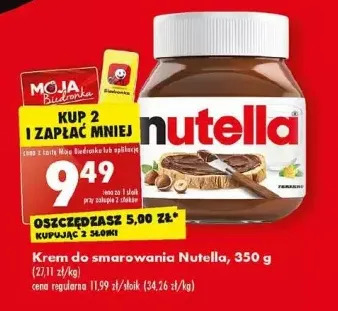 Krem czekoladowo-orzechowy nutella