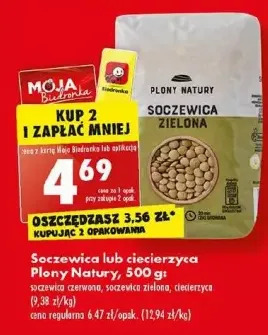Biedronka Soczewica zielona plony natury oferta