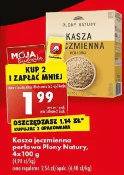 Biedronka Kasza jęczmienna perłowa plony natury oferta