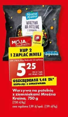 Biedronka Warzywa na patelnię z ziemniakami mroźna kraina oferta