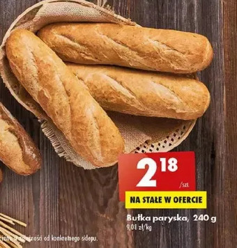 Biedronka Bułka paryska oferta