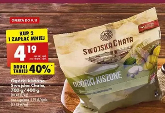 Biedronka Ogorki kiszone swojska chata oferta