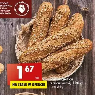 Biedronka Półbagietka z ziarnami oferta