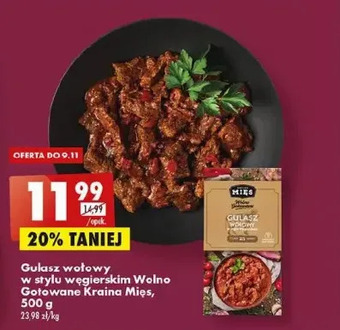 Gulasz wołowy w stylu węgierskim kraina mięs