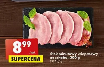 Biedronka Steki minutowe wieprzowe oferta