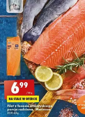 Biedronka Filet z łososia atlantyckiego marinero oferta