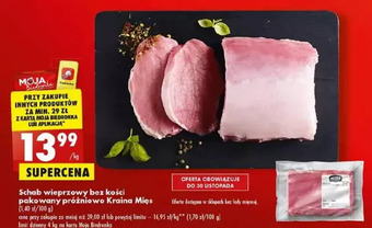 Biedronka Schab wieprzowy bez kości kraina mięs oferta