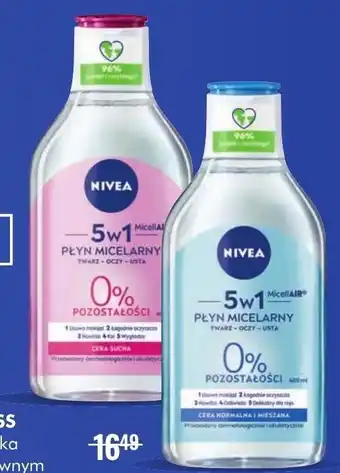 SuperPharm Nivea micellair 5w1 płyn micelarny do cery suchej 400 ml oferta