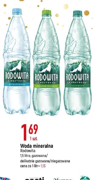 E.Leclerc Woda delikatnie gazowana rodowita z roztocza oferta