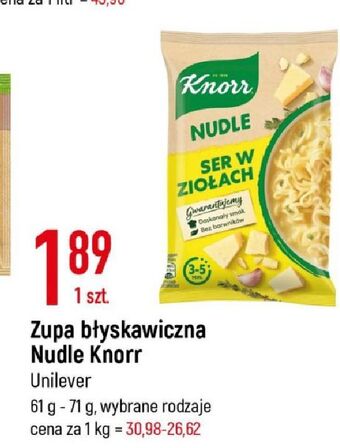 E.Leclerc Ser w ziołach knorr nudle oferta
