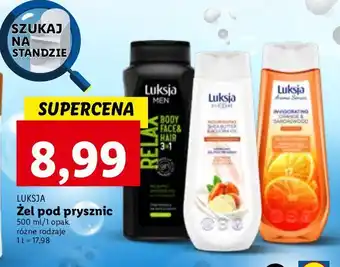 Lidl Żel pod prysznic relax 3w1 luksja men oferta