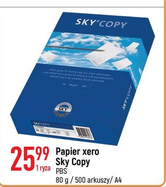 E.Leclerc Papier ksero a4 sky copy oferta
