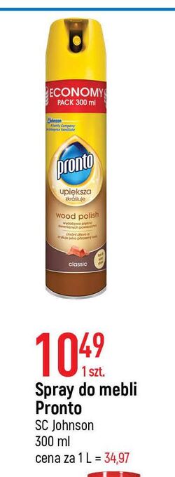 E.Leclerc Spray do mebli classic pronto wood polish oferta
