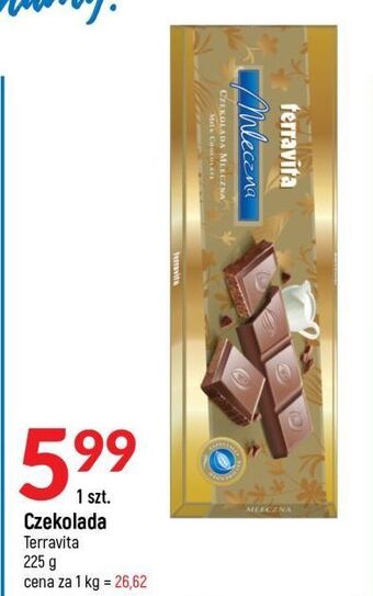 E.Leclerc Czekolada mleczna terravita oferta